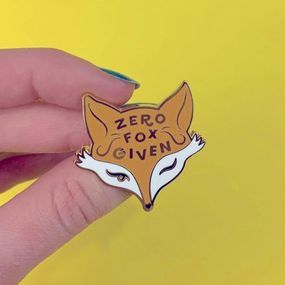 COPY - Erstwilder x Liz Harry Zero Fox Given Enamel Pin - Picture 1 of 3